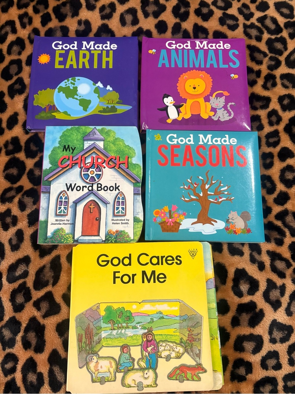 Christian Bundle of 5 Board Books for Toddlers and Babies